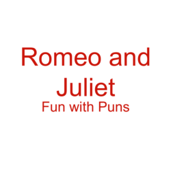 Romeo juliet puns punning word play