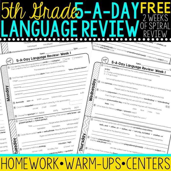 Weekly language review q1 5 answer key