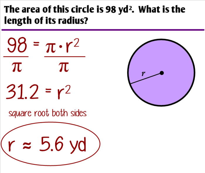 Areas of circles and sectors quiz