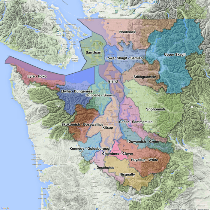 Map of puget sound waterways