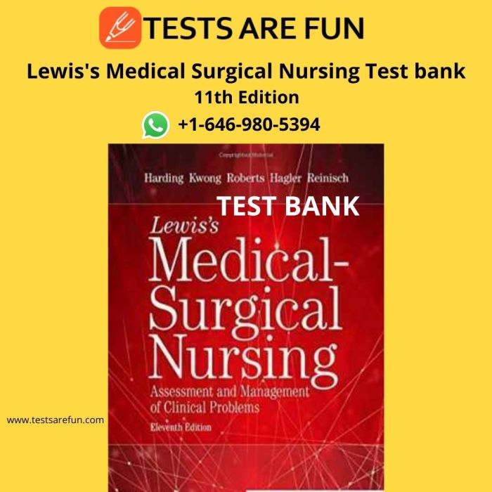 Medical surgical lewis test bank