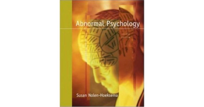 Abnormal psychology 9th edition nolen-hoeksema