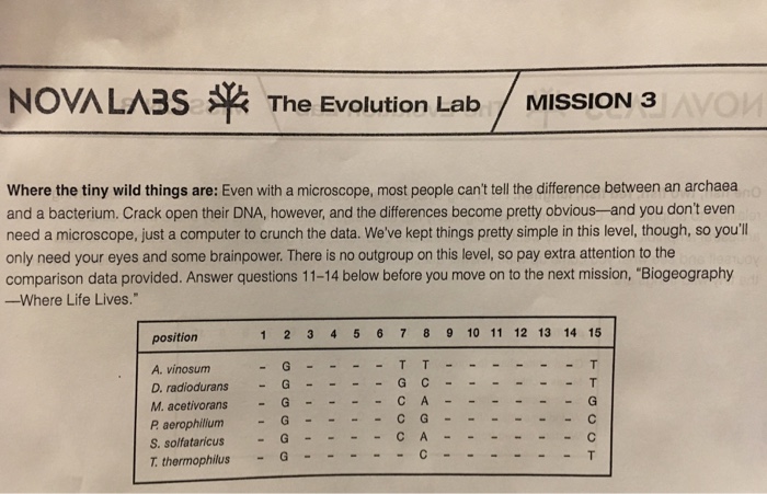 Nova evolution lab mission labs pbs